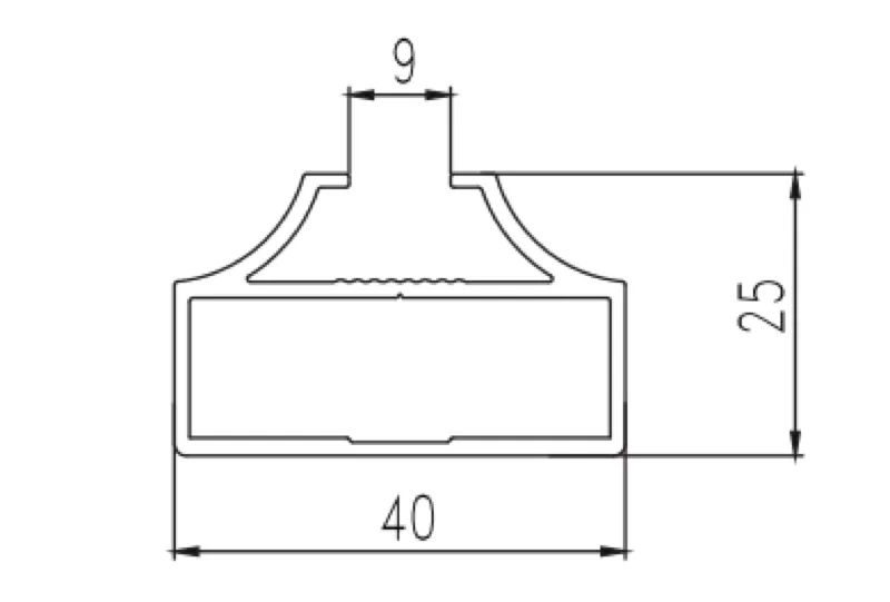 40mm Extremely Narrow Micro-Gap Casement Door