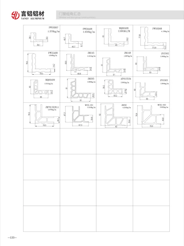 Window and Door Corner Connector Profiles