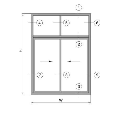 C72 Sliding Window
