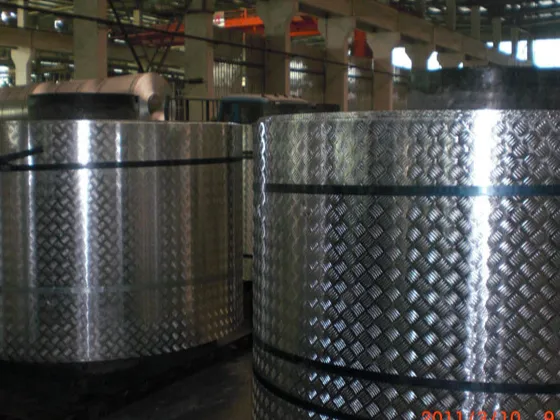 Five-Bar Tread Pattern Aluminum Coil