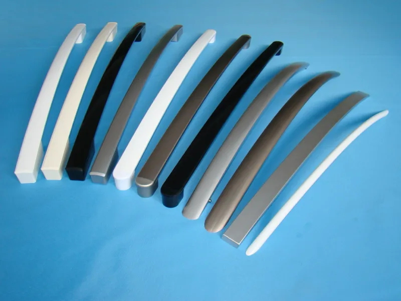 Aluminum alloy decorative components for home appliances