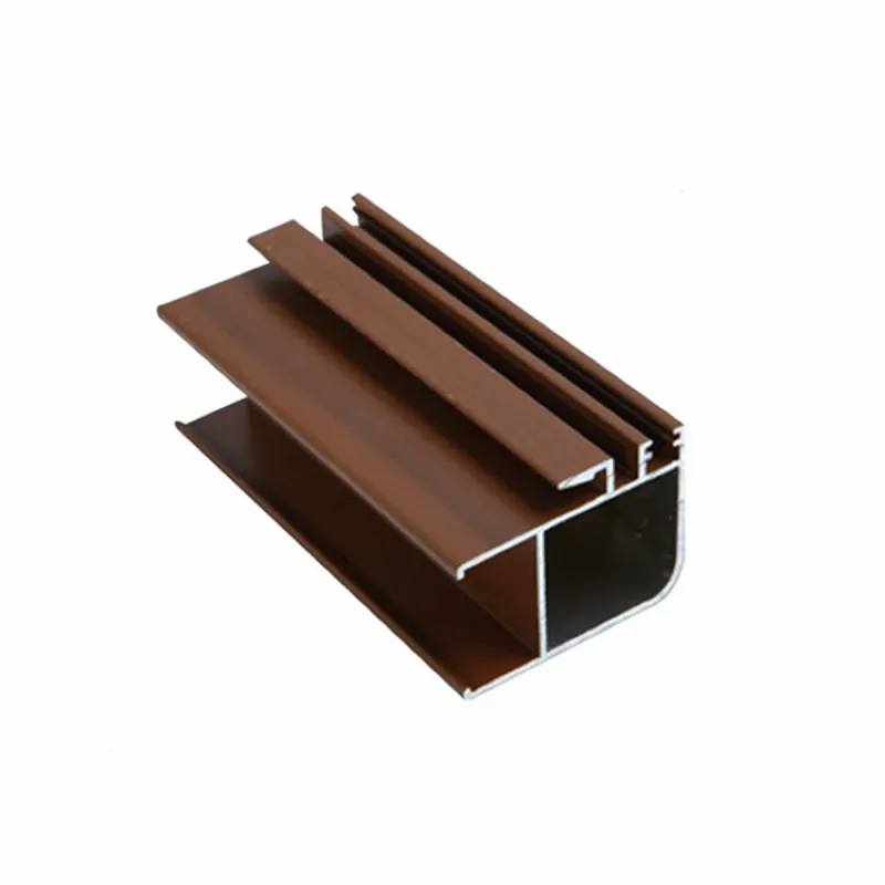 3D Wood Grain Aluminum Profile Style 1