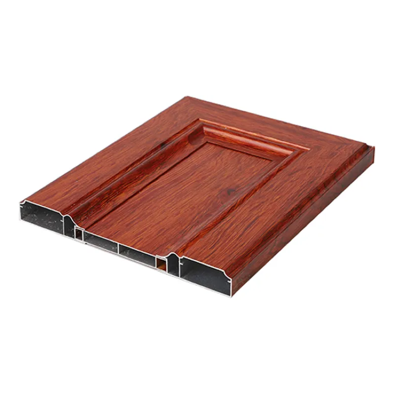 3D Wood Grain Aluminum Profile Style 3