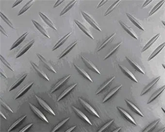 Two-Bar Checkered Aluminum Sheet